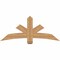 Ekena Millwork Alberta Smooth Timber Gable Bracket, Western Red Cedar, 60"W x 25"H x 3 1/2"D x 5 1/2"F, 10/12 Pitch GBW060X25X0406ALB00SWR - alternate 1